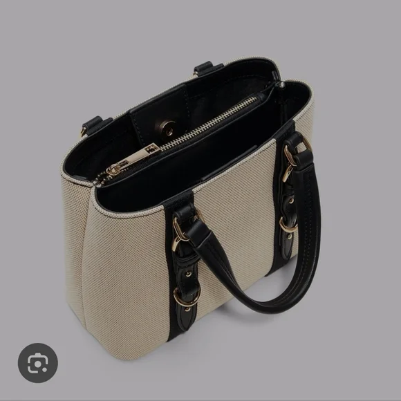 Aldo Black and Tan Tote Bag - Picture 3 of 8